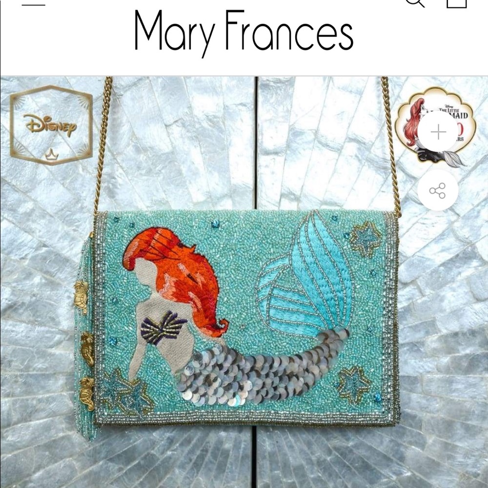 Mary Frances beaded cross bag clutch